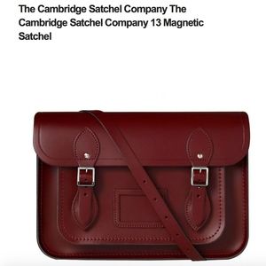 Oxblood Zatchel Cambridge bag